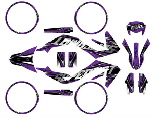 Kit déco Aprilia 50 SX 2006-2017 Illuzion | autocollants moto | personnalisation 50cc | armysctv