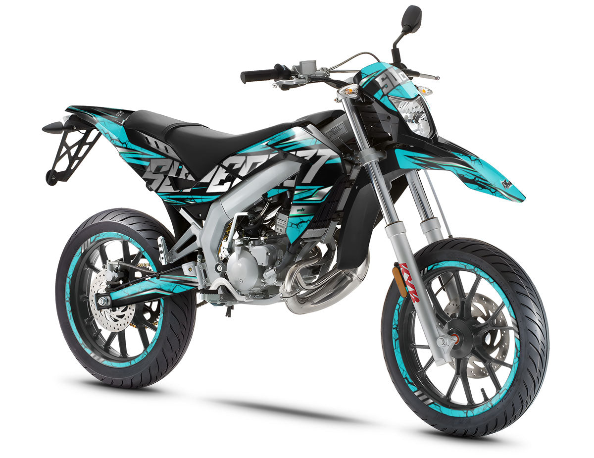 Aprilia 50 SX 2006-2017 Graphics kit Illuzion | motorcycle stickers | 50cc customization | armysctv