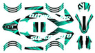 50cc Graphics kit Magix - Compatible with Aprilia SX/RX 2006-2017, motorcycle stickers with modern and creative design.