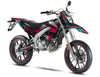 Kit pegatinas Aprilia 50 SX 2006-2017 Estilo Metálico | pegatinas para moto | personalización 50cc | armysctv