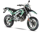 50cc Graphics kit Mr Anderson - Compatible with Aprilia SX/RX 2006-2017 on stylish supermoto bike.