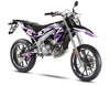 Kit pegatinas 50cc Shaker - Compatible con Aprilia SX/RX 2006-2017 para una moto deportiva, diseño dinámico y llamativo.