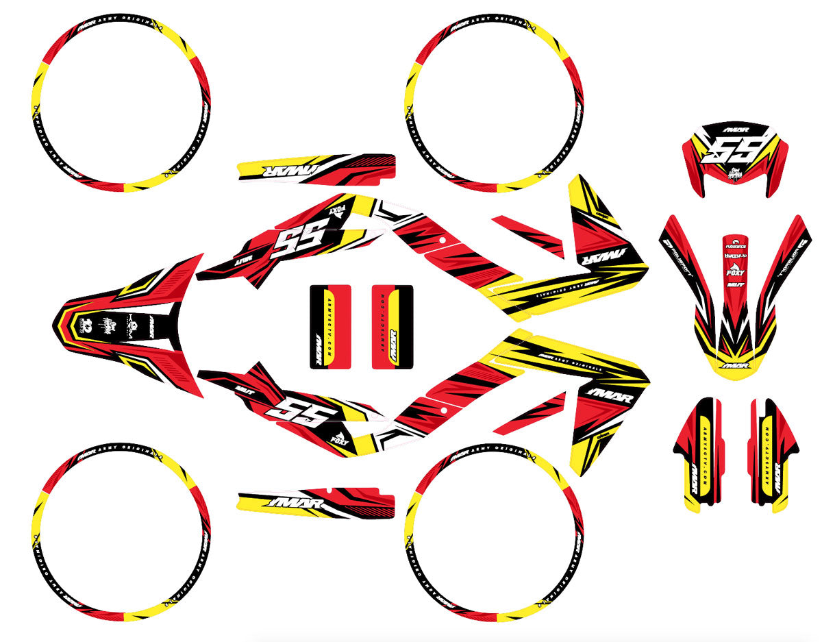 Kit déco 50cc Stream - Compatible avec Aprilia SX/RX 2006-2017