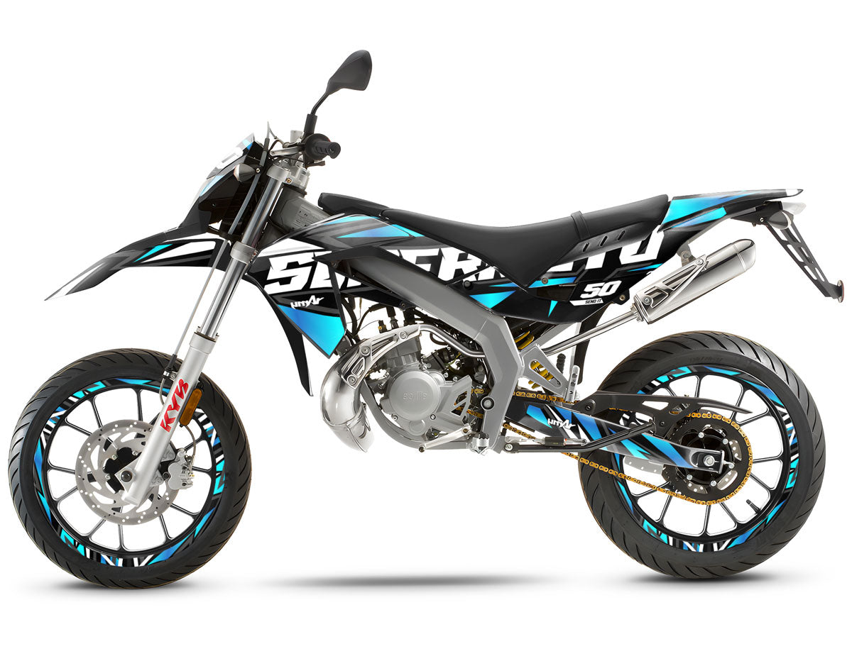 Kit pegatinas Aprilia 50 SX 2006-2017 Visión | pegatinas para moto | personalización 50cc | armysctv