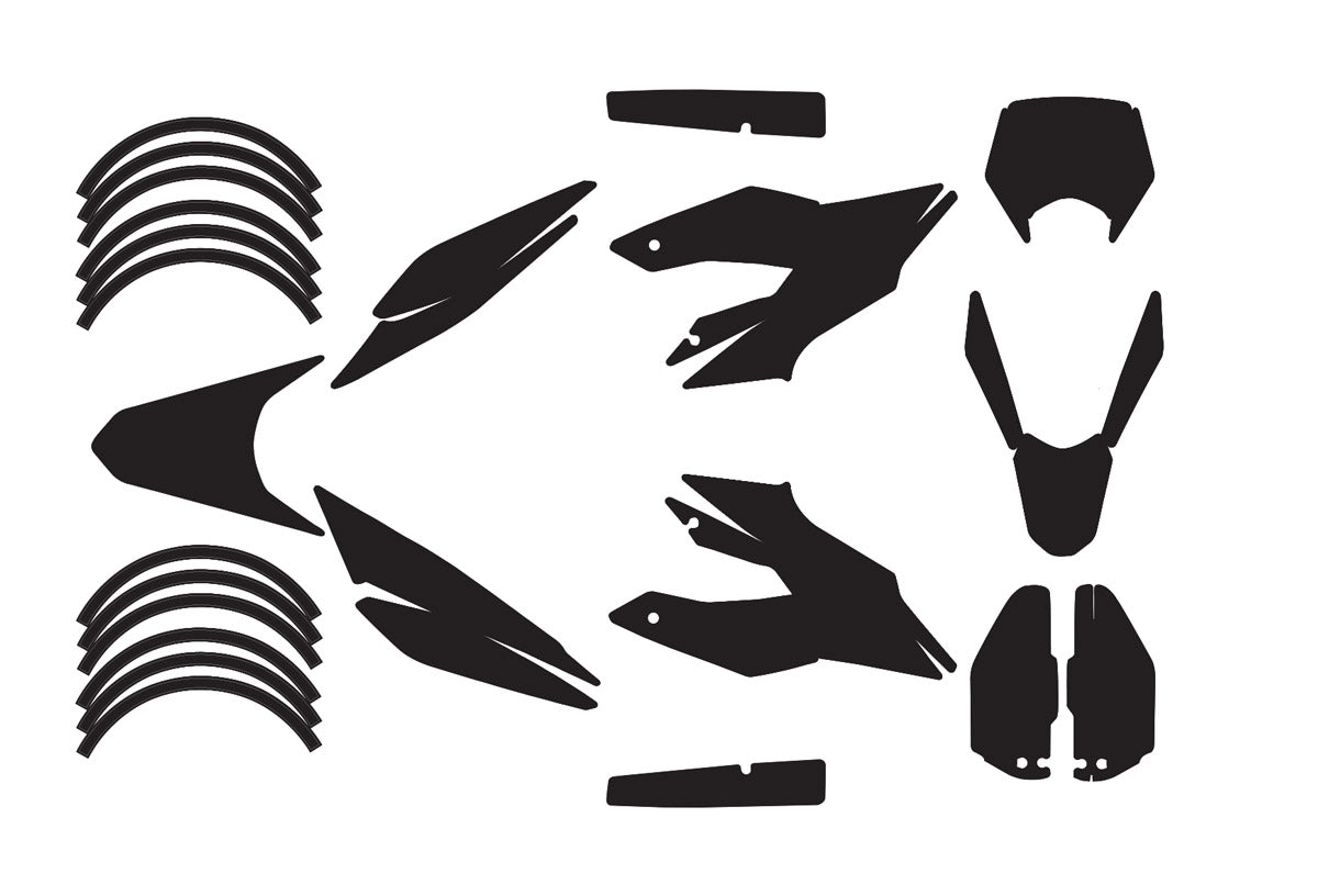 Kit déco 100% perso Aprilia SX 125cc 2018-2025 | autocollants moto | personnalisation 50cc | armysctv