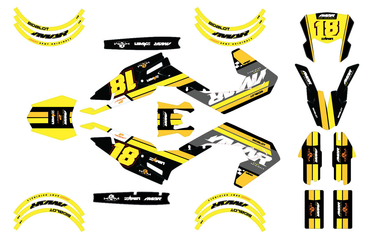 Dekor kit Aprilia SX 50cc 2018-2025 Mooney