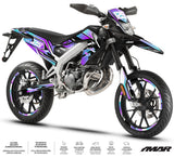 Graphics kit 50cc MX Sky motorcycle - Compatible with Aprilia SX/RX 2018-2025