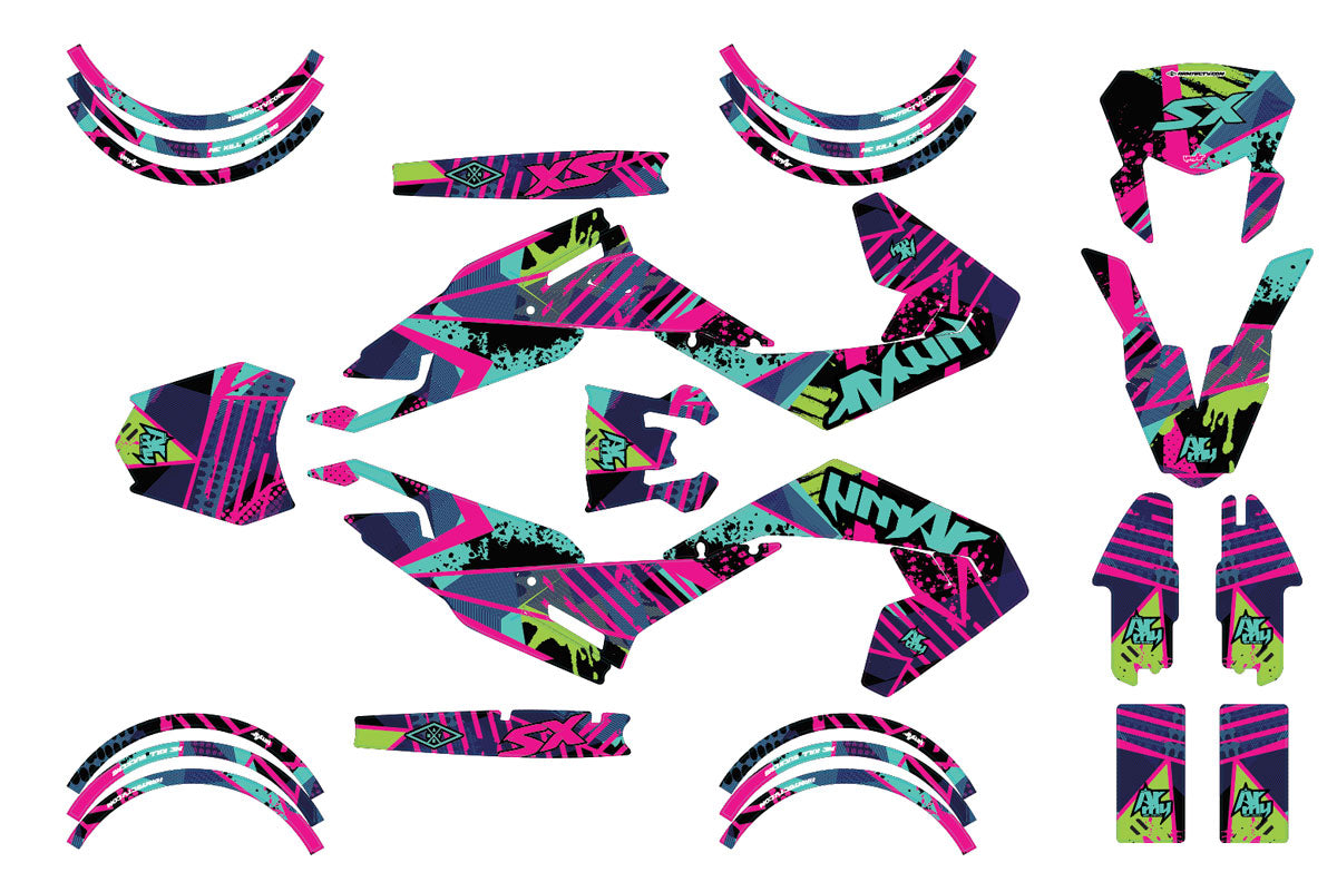 Dekor kit Aprilia SX 50cc 2018-2025 Army Pinkster