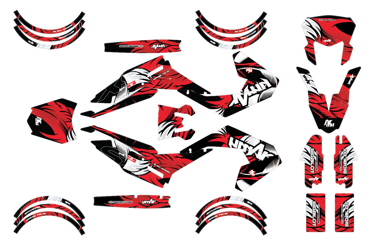 Dekor kit Aprilia SX 50cc 2018-2025 Army Runz