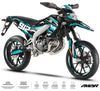Dekor kit Motorrad 50cc Skyprem - Kompatibel mit Aprilia SX/RX 2018-2025