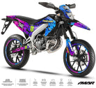 Kit déco moto 50cc Sparkler - Compatible avec Aprilia SX/RX 2018-2025 sur moto 50cc colorée et moderne.
