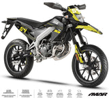 Deko-sett motorsykkel 50cc Stuff - Kompatibel med Aprilia SX/RX 2018-2025