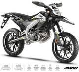 Dekor kit Motorrad 50cc Warfare - Kompatibel mit Aprilia SX/RX 2018-2025