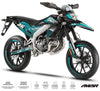 Dekor kit Motorrad 50cc Yoshi - Kompatibel mit Aprilia SX/RX 2018-2025