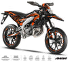 Dekor kit Motorrad 50cc Zerena - Kompatibel mit Aprilia SX/RX 2018-2025