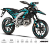 Dekor kit Motorrad 50cc Zerena - Kompatibel mit Aprilia SX/RX 2018-2025