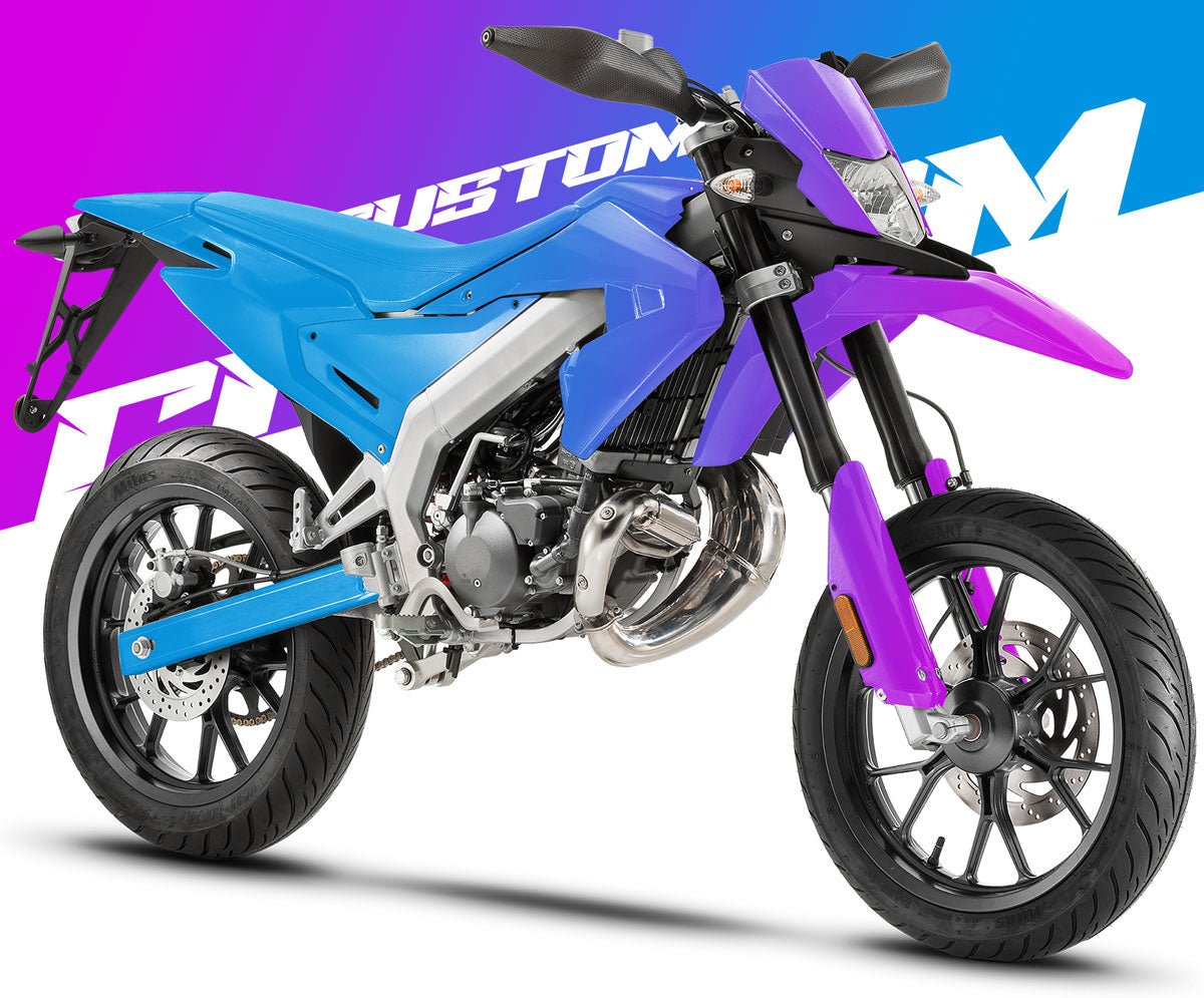 Kit déco 100% perso Aprilia 50cc SX/RX 2018-2025 | autocollants moto | personnalisation 50cc | armysctv