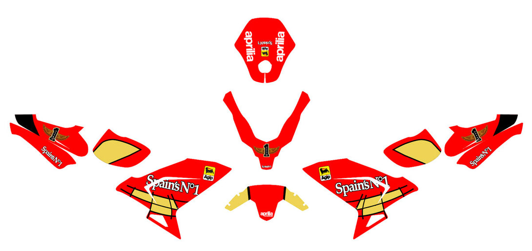 Kit déco 50cc Aprilia RS 2006-2012 Spains 1