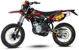 Kit déco Beta RR 50 Motard 2006-2010 Crazy rain | autocollants moto | personnalisation 50cc | armysctv