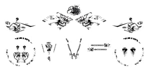 Kit déco Beta RR 50 Motard 2006-2010 Fist | autocollants moto | personnalisation 50cc | armysctv