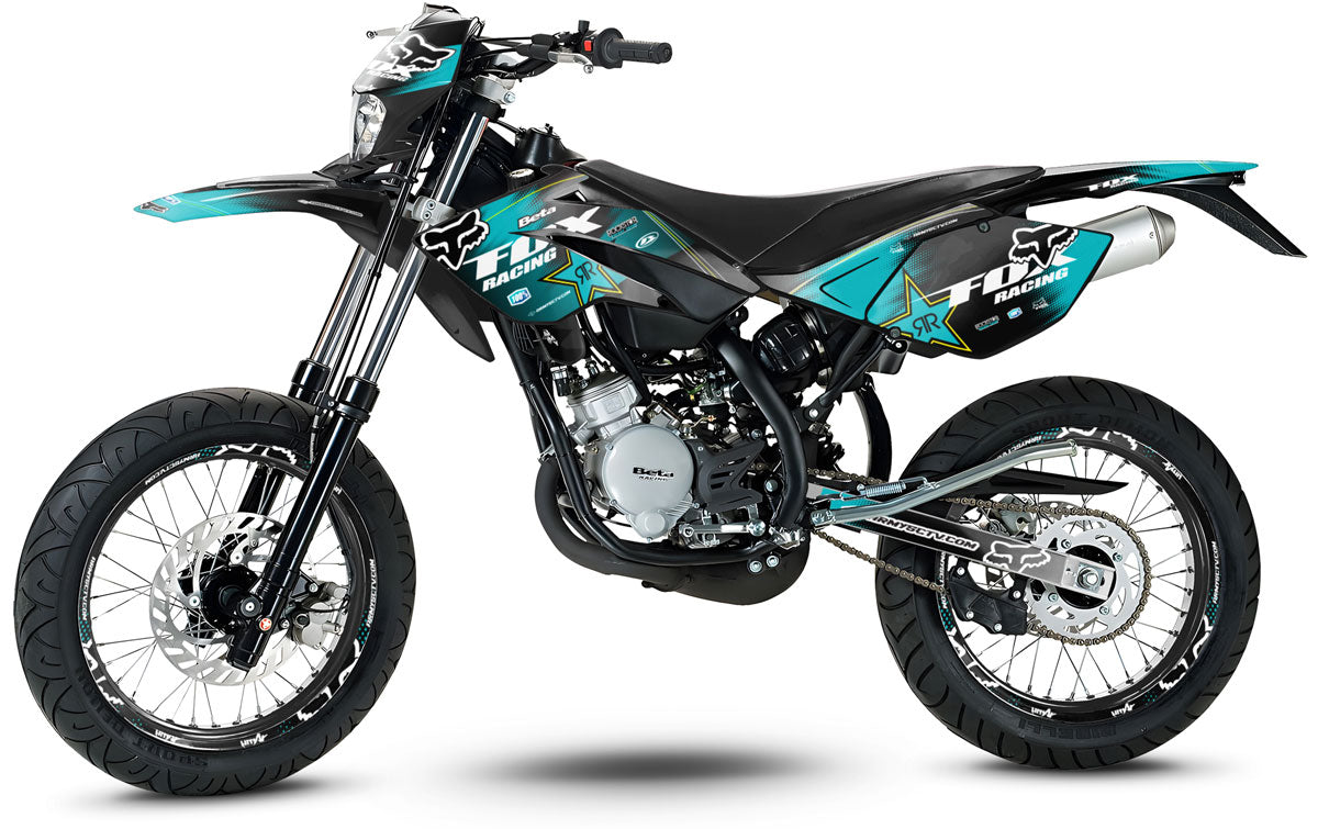Kit pegatinas Beta RR 50 Motard 2006-2010 Ejército Zorro | pegatinas moto | personalización 50cc | armysctv