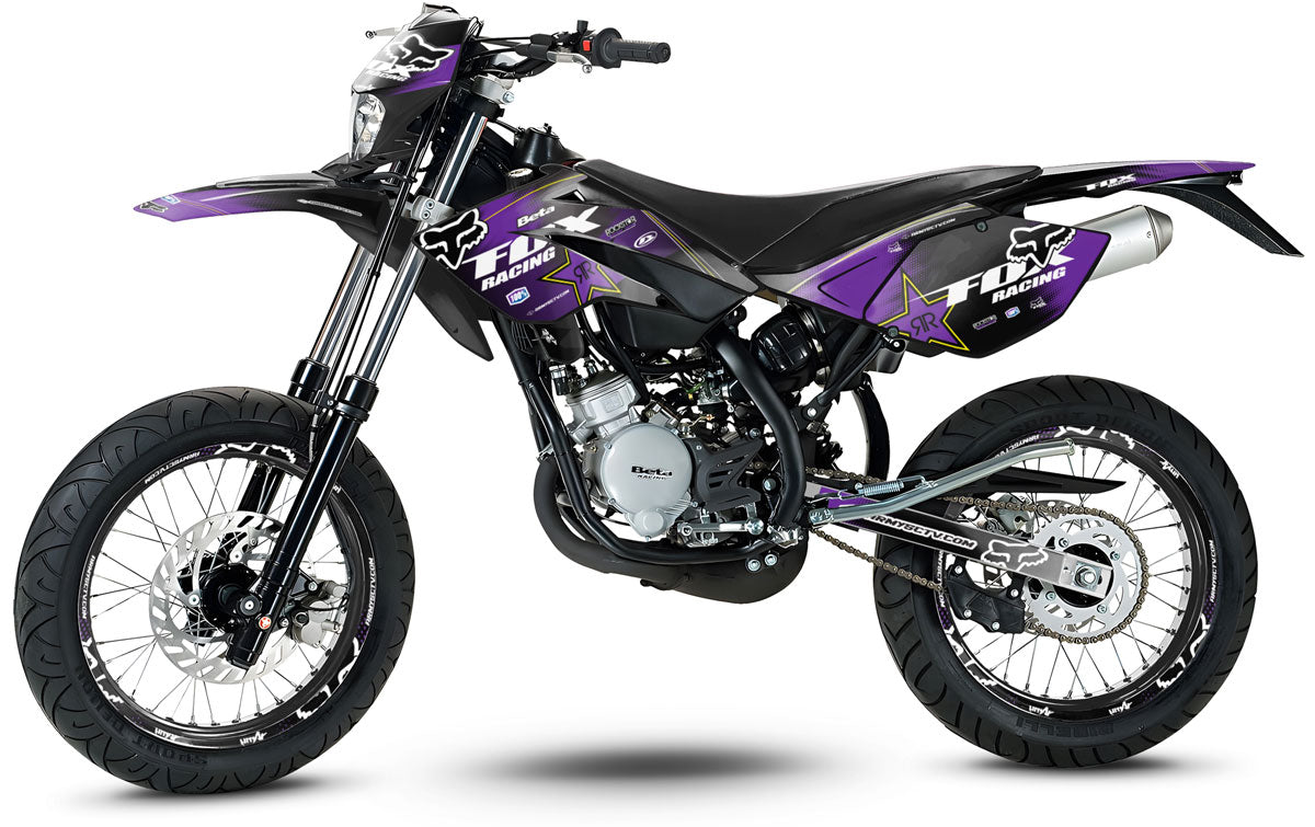 Kit pegatinas Beta RR 50 Motard 2006-2010 Ejército Zorro | pegatinas moto | personalización 50cc | armysctv