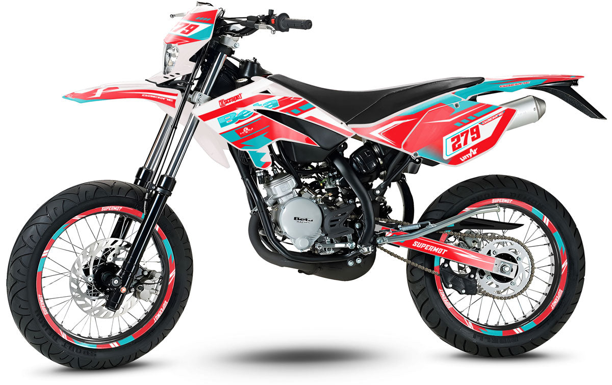 Kit pegatinas Beta RR 50 Motard 2006-2010 Skynine | pegatinas para moto | personalización 50cc | armysctv