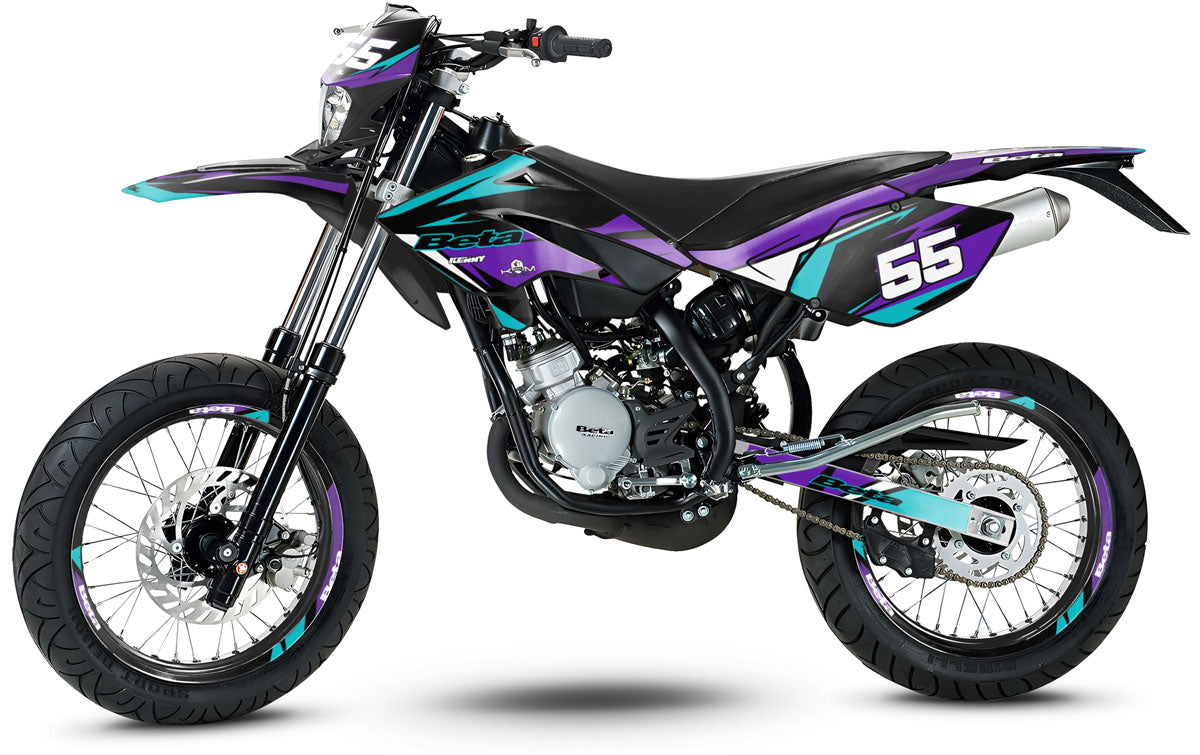 Kit pegatinas Beta RR 50 Motard 2006-2010 Stream | pegatinas para moto | personalización 50cc | armysctv