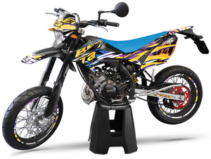 Kit déco Beta RR 50 Motard 2011-2020 Cali Gelato | autocollants moto | personnalisation 50cc | armysctv
