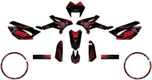 Dekor kit Beta RR 50 Motard 2011-2020 Kalt | Motorradaufkleber | Personalisierung 50cc | armysctv