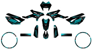 Dekor kit Beta RR 50 Motard 2011-2020 Kalt | Motorradaufkleber | Personalisierung 50cc | armysctv