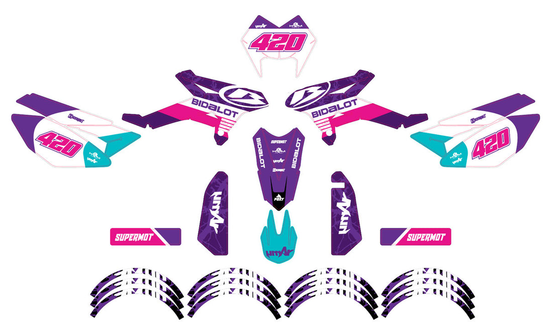 Kit déco 50cc Beta RR 2011-2020 Crew