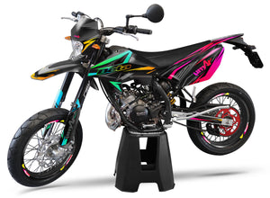 Kit déco Beta RR 50 Motard 2011-2020 Eclipse | autocollants moto | personnalisation 50cc | armysctv