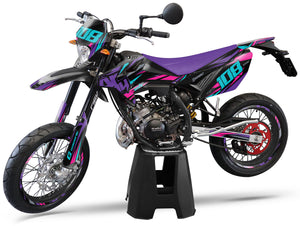 Deko-sett Beta RR 50 Motard 2011-2020 Electrify | motorsykkelklistremerker | tilpasning 50cc | armysctv