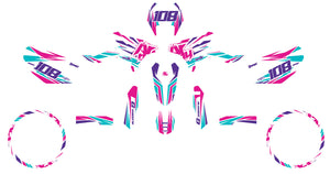 Deko-sett Beta RR 50 Motard 2011-2020 Electrify | motorsykkelklistremerker | tilpasning 50cc | armysctv