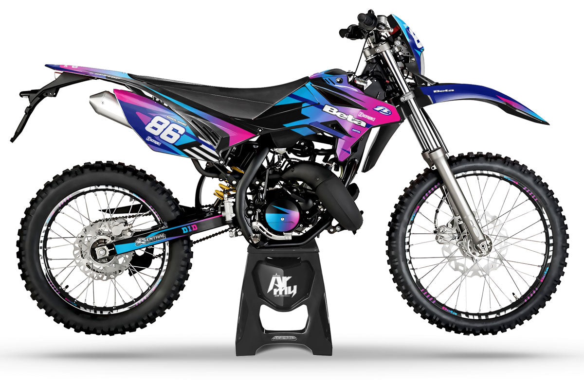 Kit pegatinas Beta RR 50cc Racing 2011-2020 Blast | pegatinas para moto | personalización 50cc | armysctv