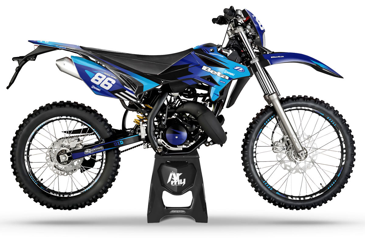 Kit pegatinas Beta RR 50cc Racing 2011-2020 Blast | pegatinas para moto | personalización 50cc | armysctv