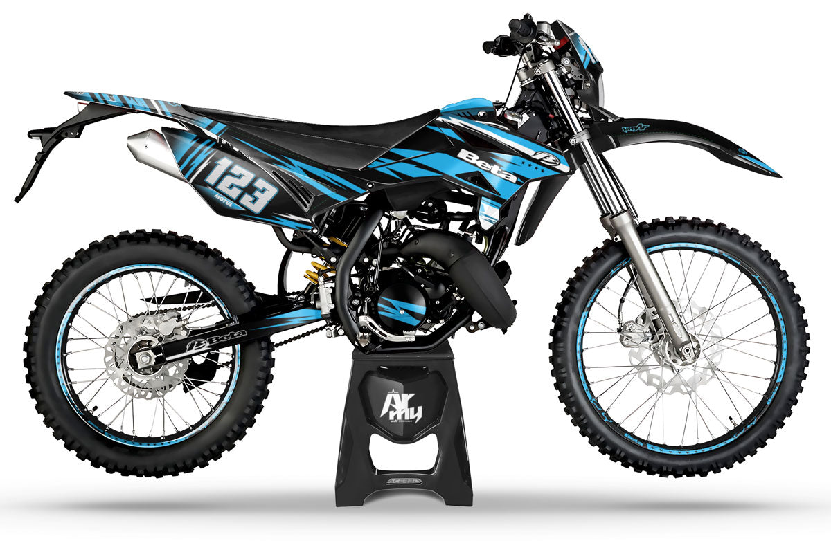 Kit pegatinas Beta RR 50cc Racing enduro 2011-2020 Sueño Militar | pegatinas para moto | personalización 50cc | armysctv