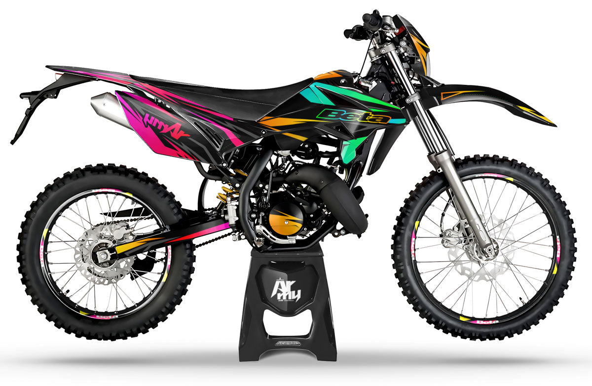 Kit pegatinas Beta RR 50cc Racing 2011-2020 Eclipse | pegatinas para moto | personalización 50cc | armysctv
