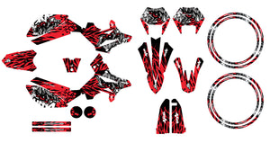 Kit déco Beta RR 50cc Racing 2011-2020 Army Eyes | autocollants moto | personnalisation 50cc | armysctv