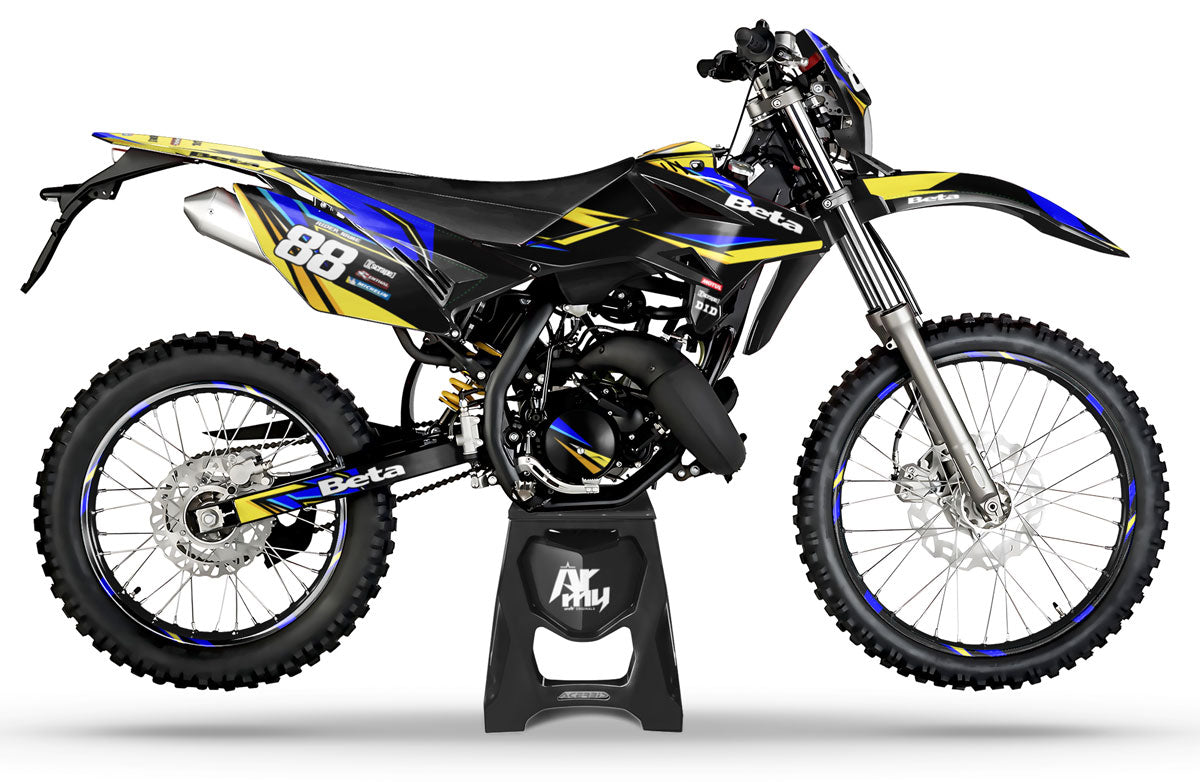 Kit pegatinas Beta RR 50cc Racing 2011-2020 Finder | pegatinas para moto | personalización 50cc | armysctv