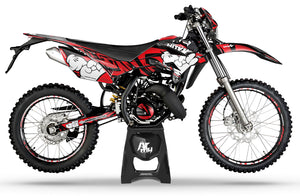 Kit déco Beta RR 50cc Racing 2011-2020 Army Finger | autocollants moto | personnalisation 50cc | armysctv