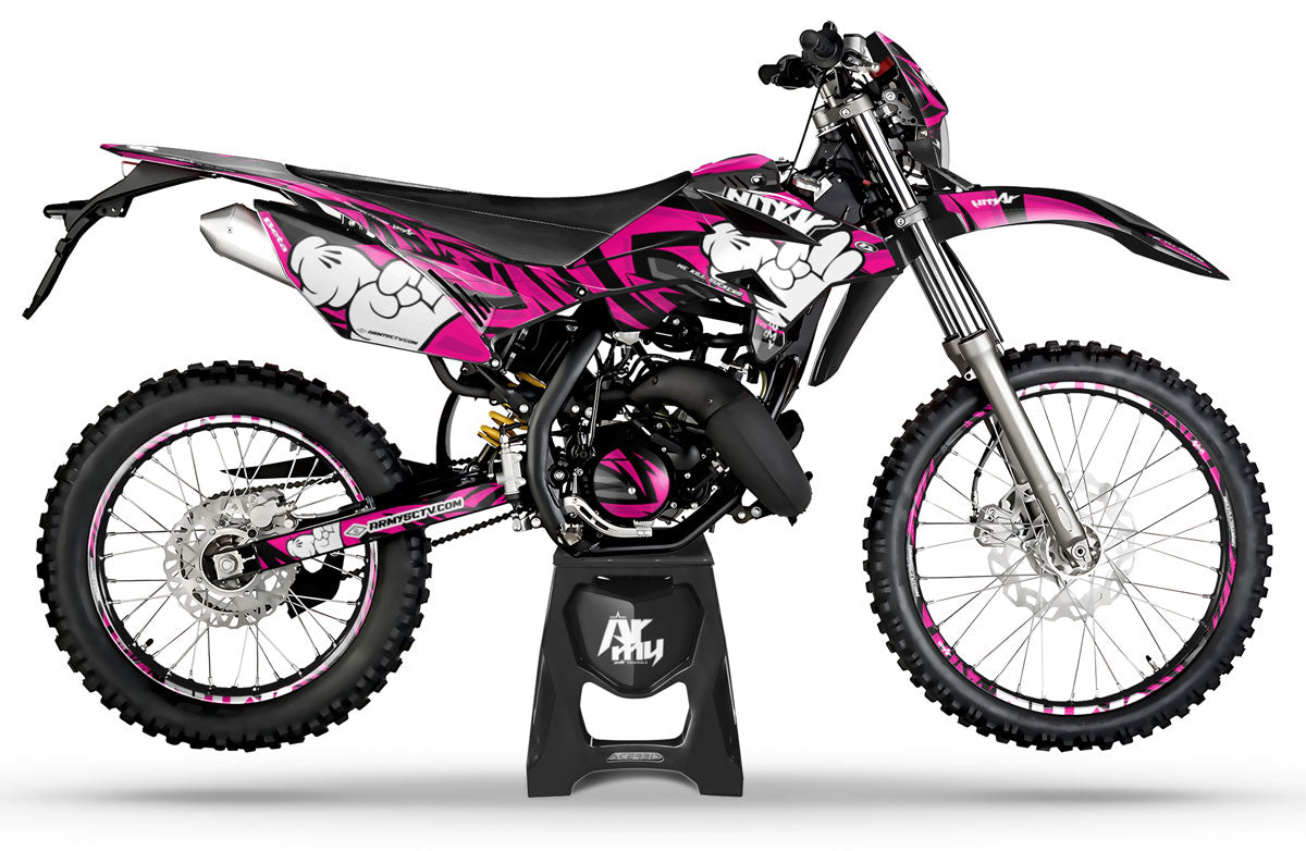Kit pegatinas Beta RR 50cc Racing 2011-2020 Army Finger | pegatinas para moto | personalización 50cc | armysctv