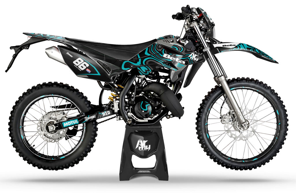 Kit déco Beta RR 50cc Racing 2011-2020 Waves | autocollants moto | personnalisation 50cc | armysctv