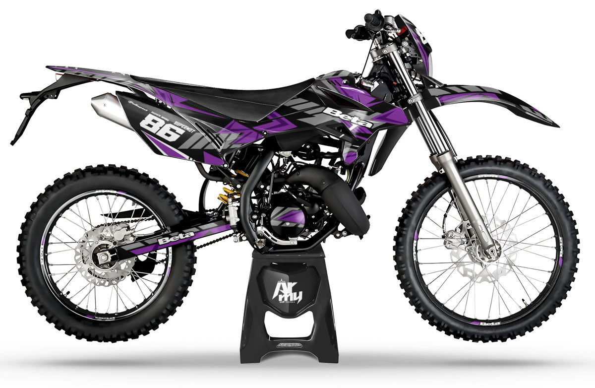 Kit pegatinas Beta RR 50cc Racing 2011-2020 Army Frost | pegatinas para moto | personalización 50cc | armysctv