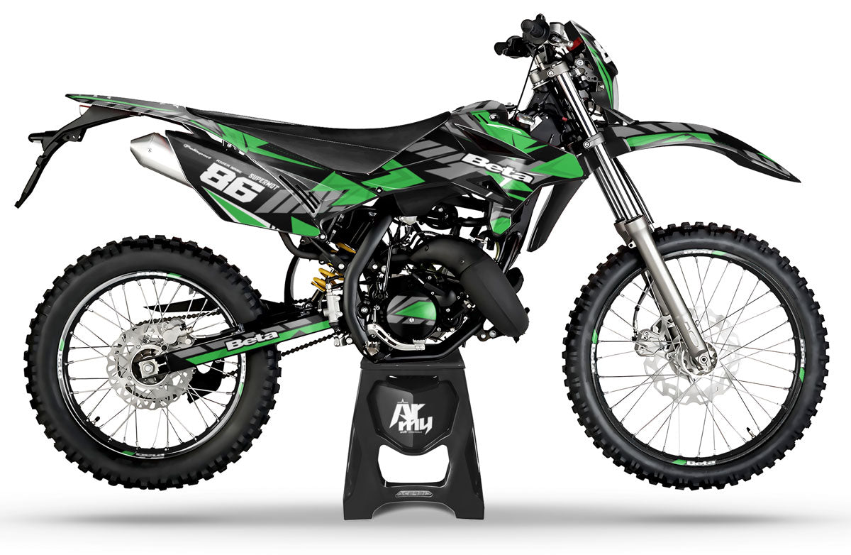Kit pegatinas Beta RR 50cc Racing 2011-2020 Army Frost | pegatinas para moto | personalización 50cc | armysctv
