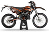 Kit pegatinas Beta RR 50cc Racing 2011-2020 de oro y platino | pegatinas para moto | personalización 50cc | armysctv