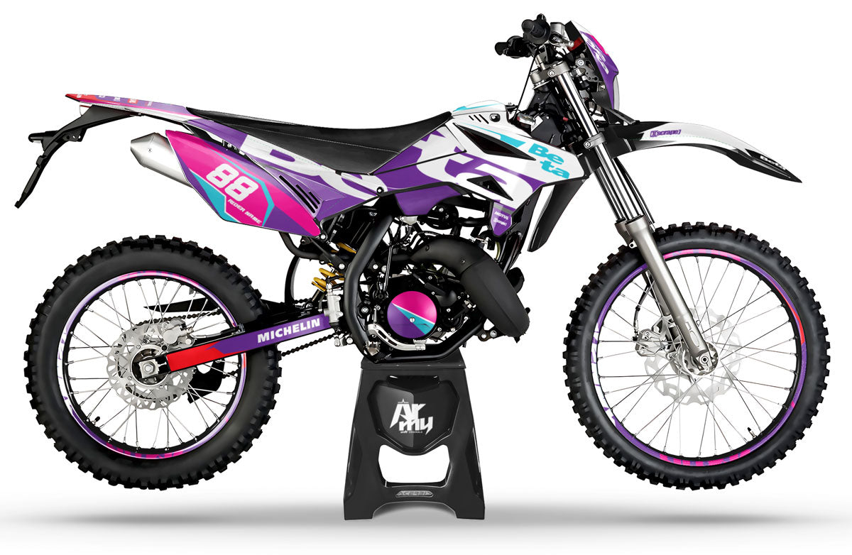 Kit pegatinas Beta RR 50cc Racing 2011-2020 Ejército Kainam | pegatinas para moto | personalización 50cc | armysctv