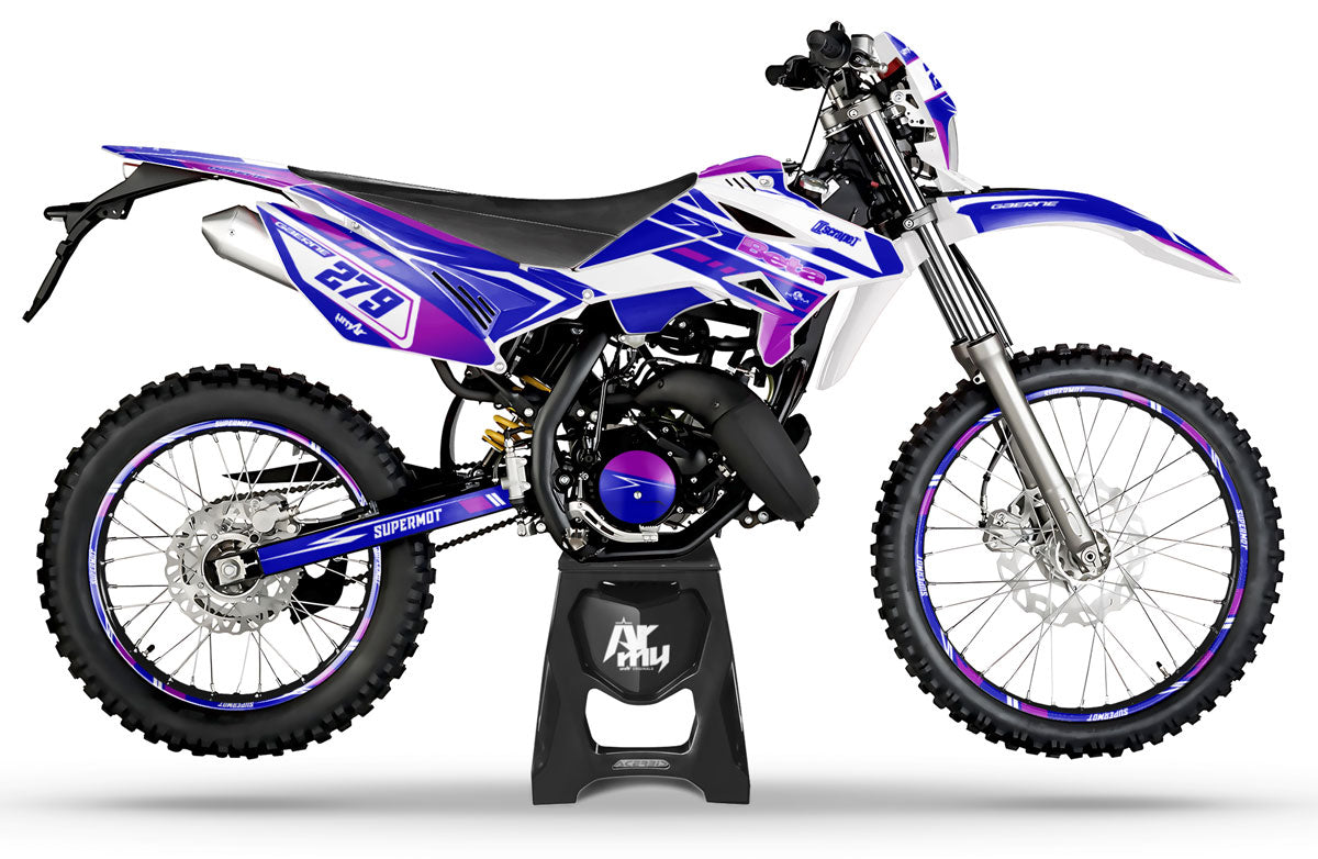 Kit pegatinas Beta RR 50cc Racing 2011-2020 Ninesky | pegatinas para moto | personalización 50cc | armysctv