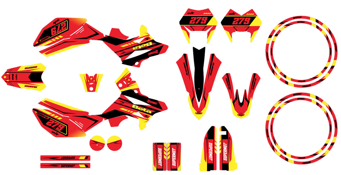 Kit déco Beta RR 50cc Racing 2011-2020 Ninesky